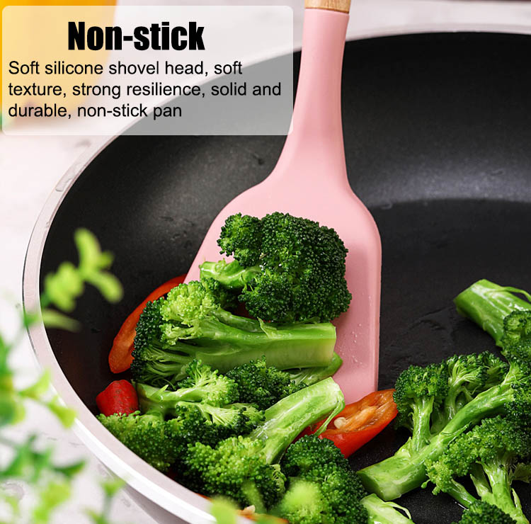 wooden handle kitchen utensils